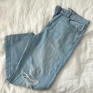 Madewell 90s straight crop jeans - light wash